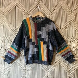 Vintage Lago Colorblock Sweater